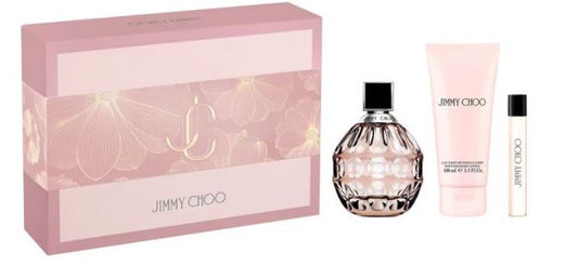 Jimmy Choo Cls 3.4ozEdp + Body Lotion + Mini