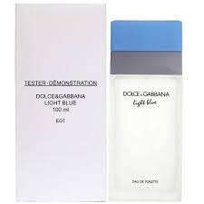 Tester Light Blue by Dolce & Gabbana 3.4oz Eau de Toilette for Women