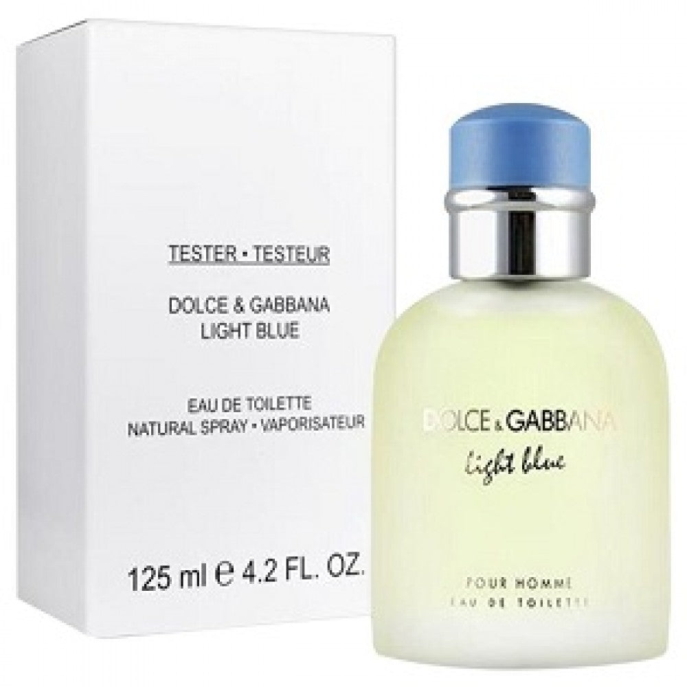 Tester Light Blue by Dolce & Gabanna 4.2oz Eau de Toilette for Mens