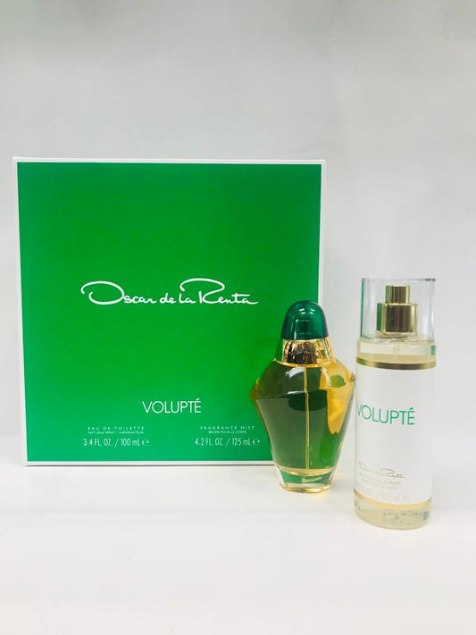 Volupte by Oscar De La Renta Gift Set 3.4oz Edt + Mist